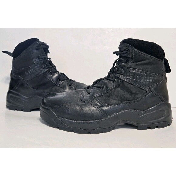 5.11 Tactical Boot US 11 Mens ATAC 2.0 6" Sidezip 12394 Black Work Workwear - Picture 1 of 8